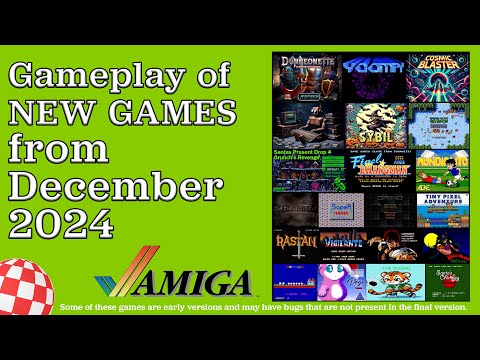 Gameplay of New Amiga Games from December 2024