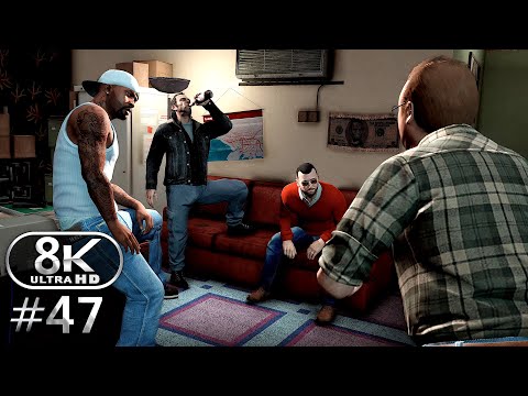 GTA V 8K Ultra Graphics Gameplay Walkthrough Part 47 - GTA V 8K 60FPS PC No Commentary
