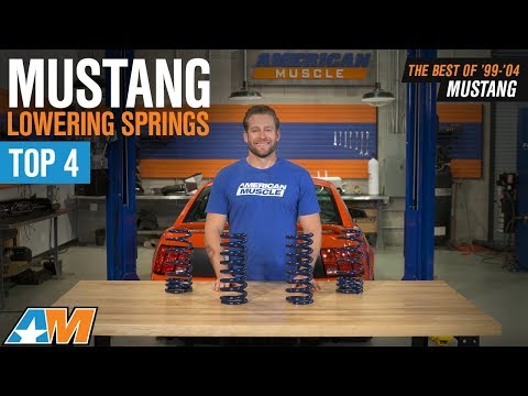 The 4 Best Mustang Lowering Springs For 1999 - 2004 Ford Mustang