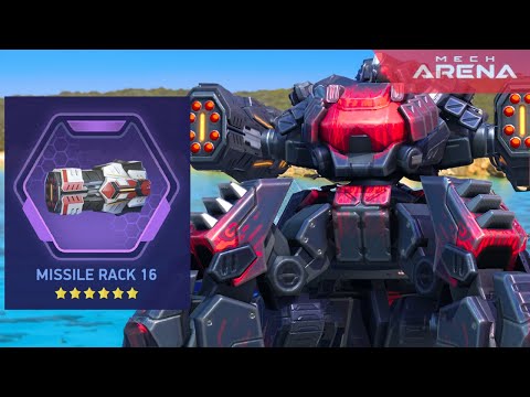 It was not Easy! Maxed Arachnos with Missile Rack16 | Mech Arena