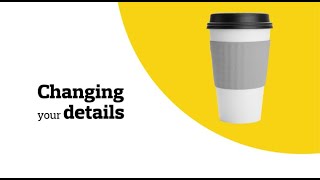 Aldermore Personal Savings - Changing your details
