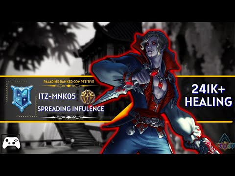 241K+ Healing Corvus Better than Ever itz-mnk05 (Diamond) Paladins Ranked Competitive