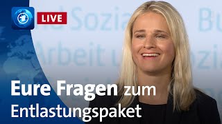 Video: Entlastungspaket: Eure Fragen an VdK-Präsidentin Verena Bentele | Bericht aus Berlin live