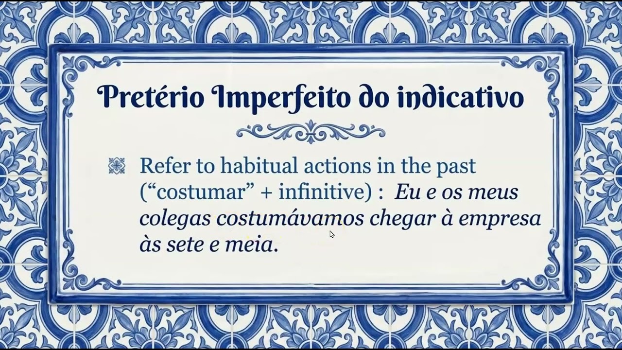 Aula 36 - Talking about Habitual Activities in the Past