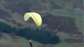 preview picture of video 'Paragliding Ledmore Scotland'