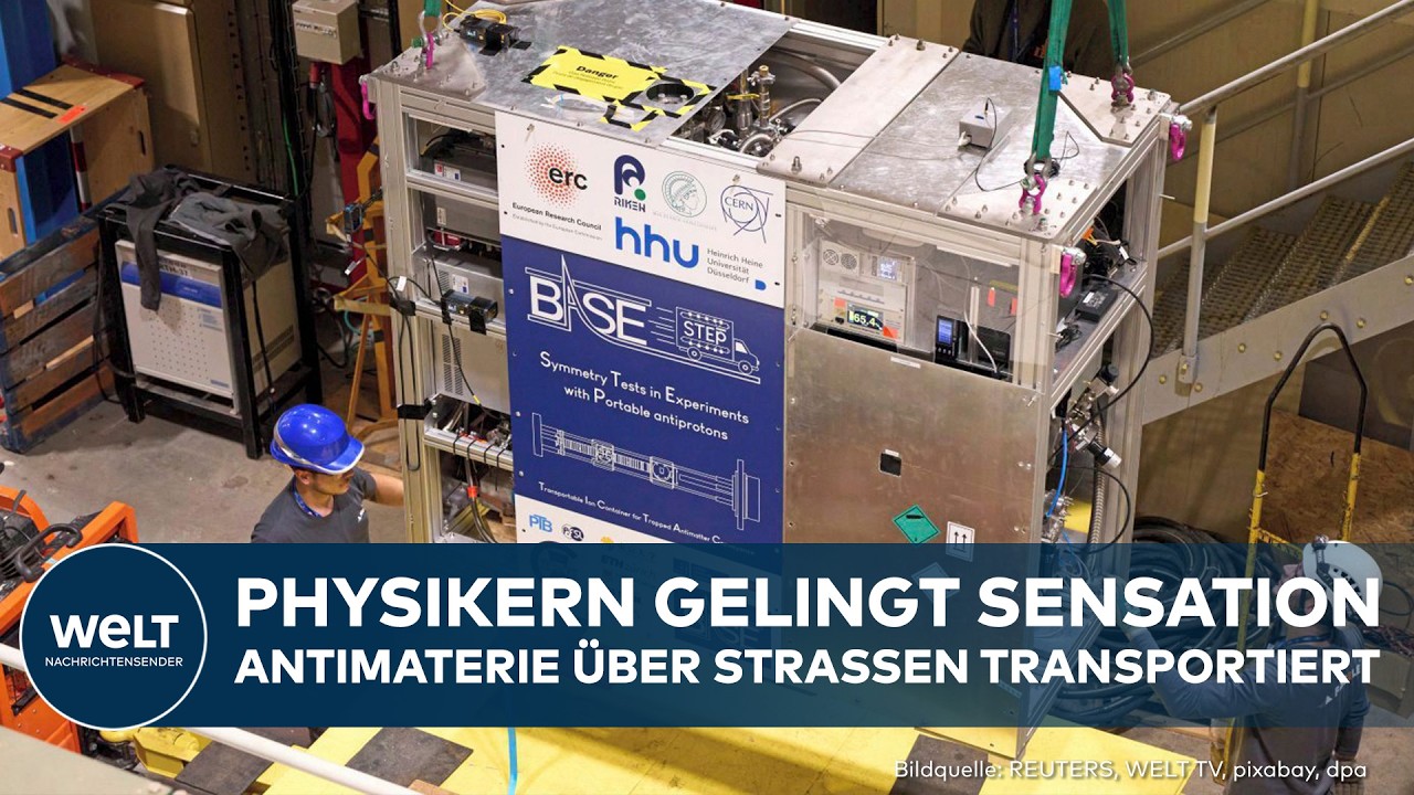 SENSATION IN GENF: CERN transportiert erstmals Antimaterie per LKW!