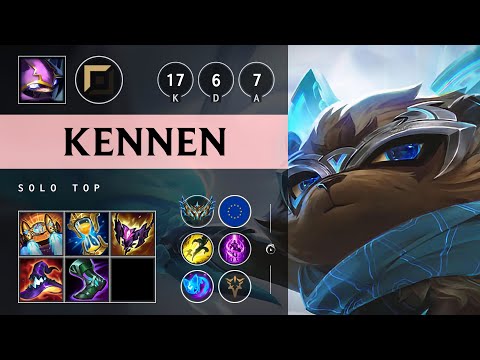 Kennen Top vs Fiora: Legendary - EUW Challenger Patch 14.16