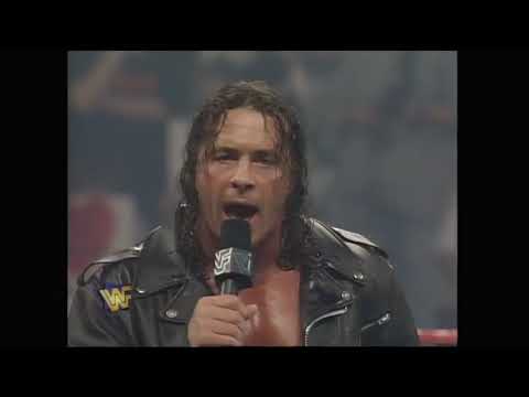 WWF: Bret Hart Turns Heel After Wrestlemania 13 Pt 1