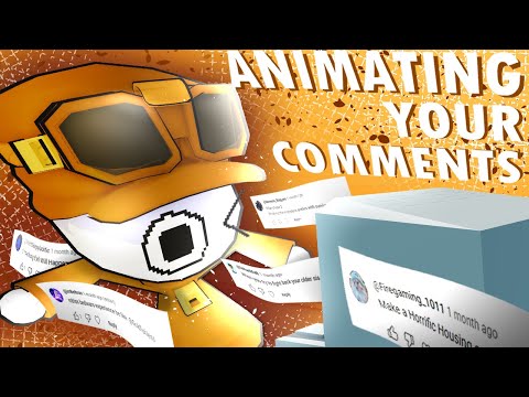 Animating Your Comments In Roblox