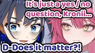 Kronii Just CANNOT Give Raora a STRAIGHT ANSWER to Her Simple YES OR NO QUESTION
