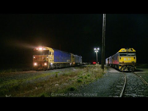7901V Mildura Container Train Departs Gheringhap Loop (22/4/2023) - PoathTV Australian Railways