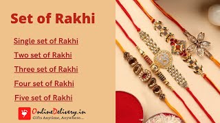 Raksha Bandhan 2022 | Set of Rakhi | Rakhi For Brother | Send Rakhi Online | OnlineDelivery