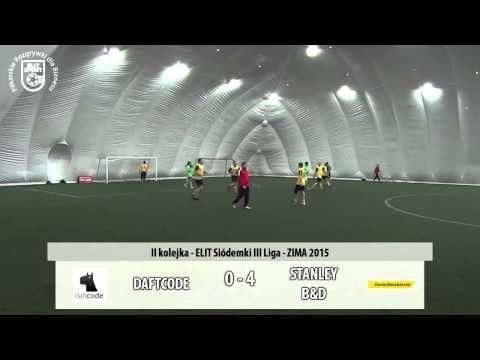 DAFTCODE 3:6 STANLEY B&D - ELIT Siódemki III Liga ZIMA 2015