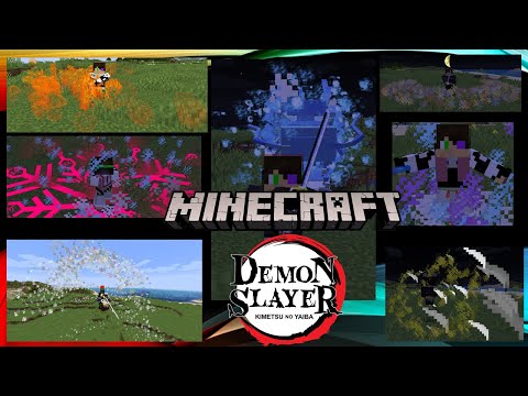 *UPDATED* Demon Slayer Mod! New Animations, Nichirin Swords, Demons... (Minecraft Demon Slayer Mod)
