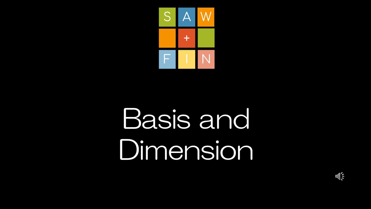 Linear Algebra 4.5 Basis and Dimension