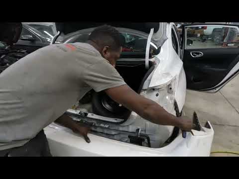2016 Nissan Sentra how to remove the taillights and the back bumper 