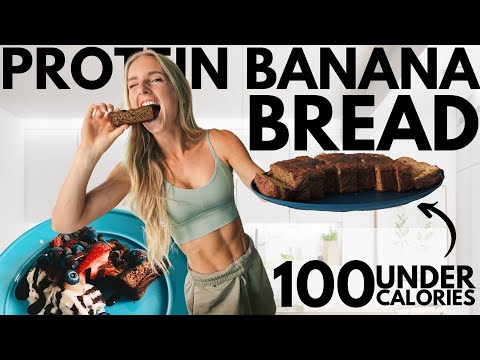 Protein Banana Bread Under 100 Calories per slice