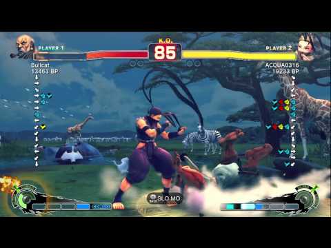 Bullcat [Gouken] vs Aqua [Ibuki] SSF4 Japanese Online Ranked Matches- TRUE HIGH-DEF