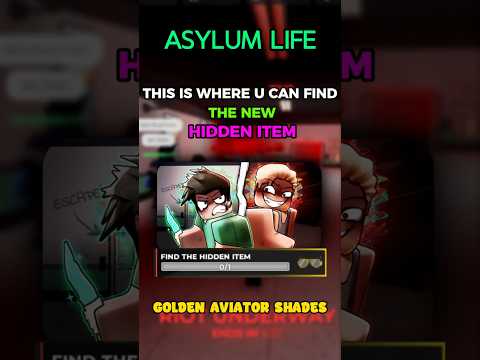 HIDDEN ITEM LOCATION ASYLUM LIFE  #roblox #asylum