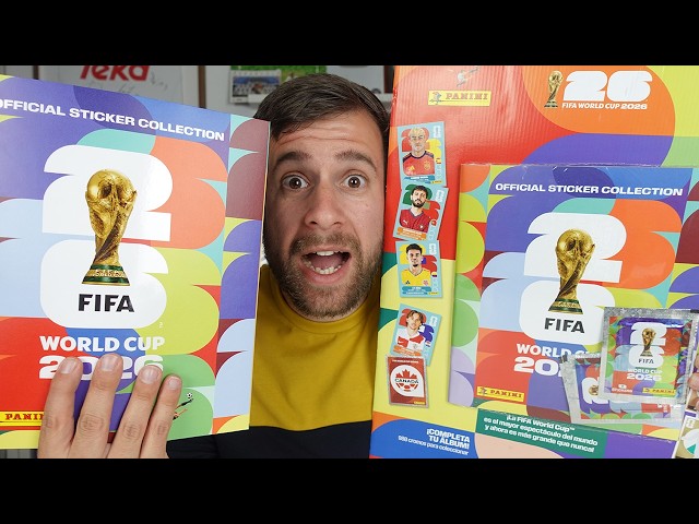 Vídeo relacionado con Pack Álbum Oficial Mundial Panini FIFA World Cup 2026, 16 Sobres y Deck Box de Regalo, Colección Oficial de Cromos