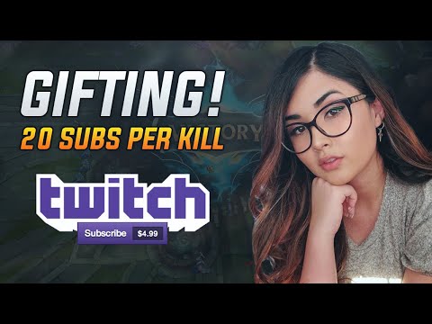 20 SUBS FOR EVERY KILL ON JHIN!? | League of Legends