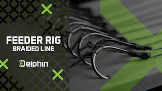 Feederový návazec Delphin Braided Sting 10ks 8cm 0,20mm Chinu #6