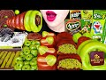 ASMR MATCHA DESSERTS 두쫀쿠 고디바 소라빵 말차 아이스박스 티코 아이스크림 녹