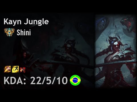 Kayn Jungle vs Cho'Gath - Shini - BR Challenger Patch 7.17