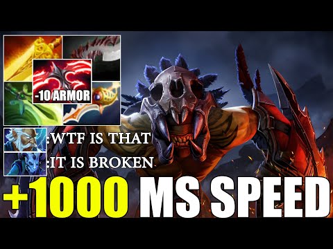 MIRACLE [Bloodseeker] CRAZY +1000 Movement Speed FLASH SPEED Kill Enemy Dota 2