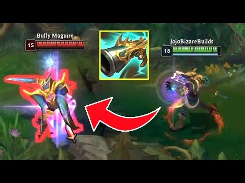 Nasus killing 2361 HP Aatrox in 1 second.