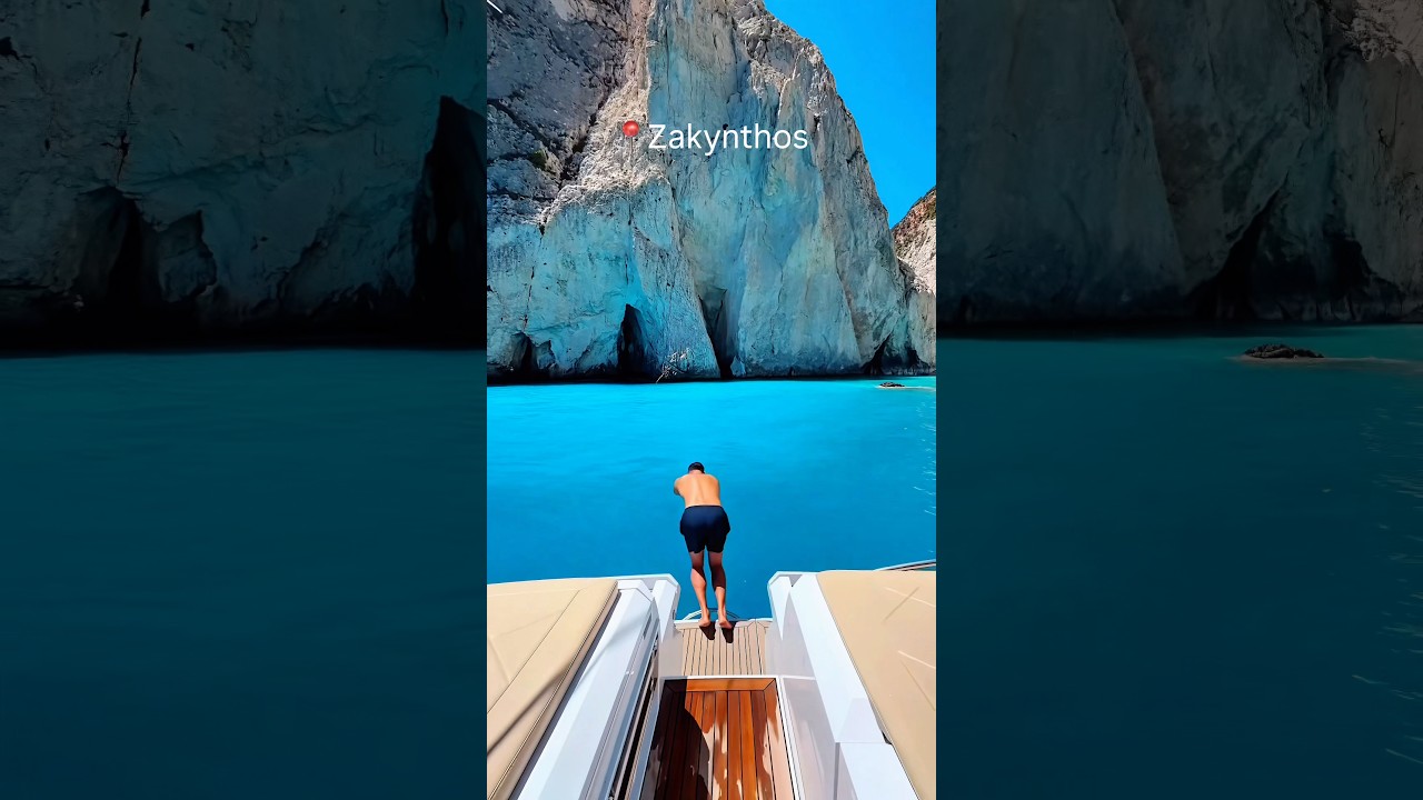 📍Places on earth with the bluest water😍💙#bluewater #beautifuldestinations #travel #explore #fyp