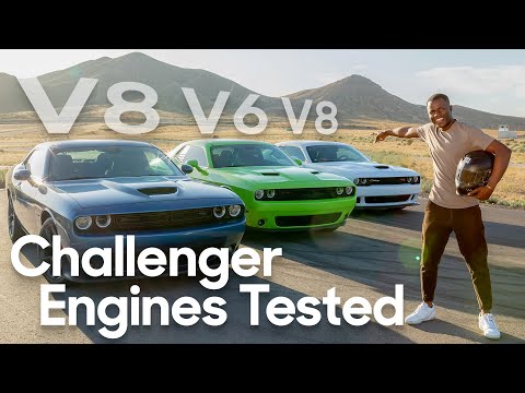 Picking the Best Used Dodge Challenger | Engine Comparison and Drag Race!