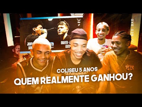 (RESULTADO JUSTO?) NEO, PIVETE, PEKE E WL REAGEM A TIME JHONY X TIME GRAFITEH COLISEU 5 ANOS