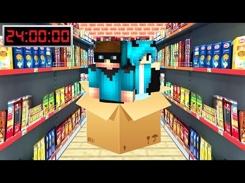 EFE VE İLAYDA GİZLİCE MARKETTE KALIYOR! 😱 - Minecraft