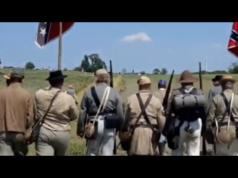 Gettysburg's Pickett's Charge Experience - Seminary Ridge  Reenactment