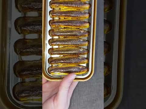 chocolate golden fish #asmr #shots #chocolate #shorts #short #fish #candy #satisfying