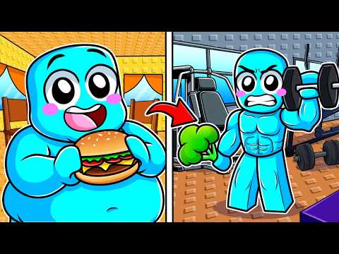 Pase de GORDO a FUERTE en Roblox...