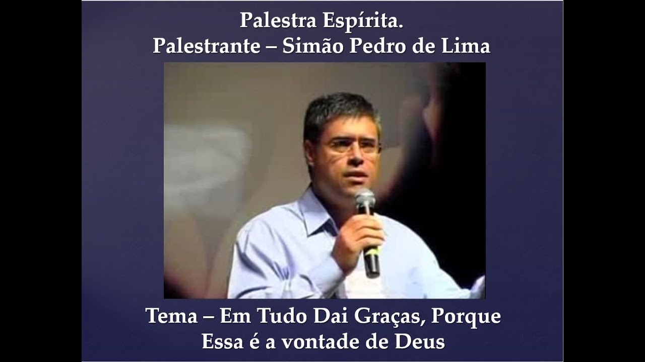 Simão Pedro de Lima   Em Tudo Dai Graças, Porque Essa é a vontade de Deus