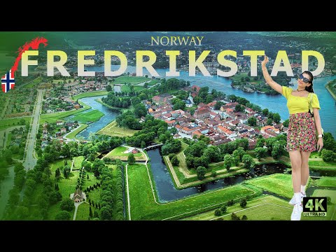 😱 Fredrikstad, Norway in Stunning 4K | Hidden Gem of Scandinavia ✨🇳🇴😍 Greenery & Scenic Views 🌿🌳💫