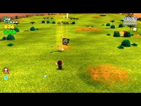 Super Mario 3D World [Switch] 5-4 Itemless Speedrun - Time: 57