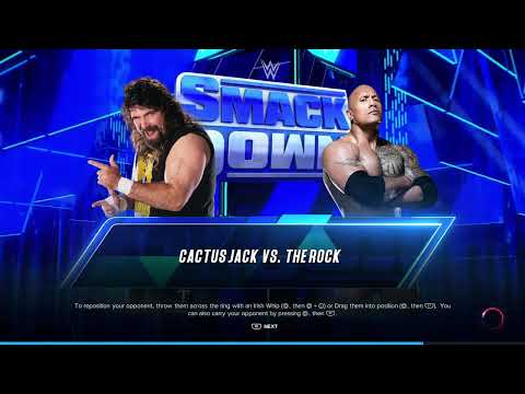 Cactus Jack Vs. The Rock | WWE | WWE2K23 | Gameplay | The Gaming Gladiators