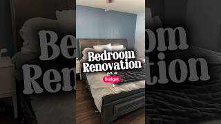 Master Bedroom Renovation on a Budget!