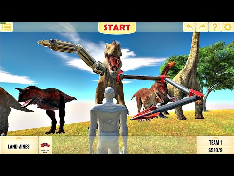 FPS Avatar VS Cyborg Dinosaurs - Animal Revolt Battle Simulator
