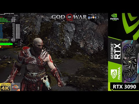 God Of War Ultra Settings 4K NVIDIA DLDSR 2.25x | RTX 3090 | Ryzen 9 5950X