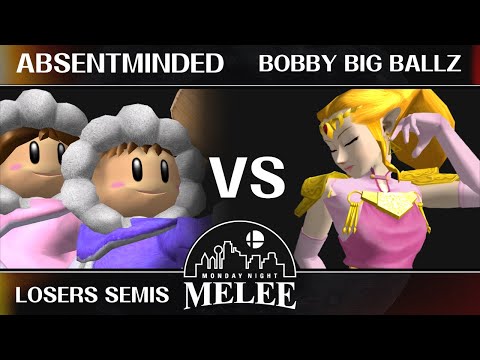 MNM 367 - Losers Semis - Absentminded (ICs) VS bobby big ballz (Zelda, Falco) - SSBM Melee