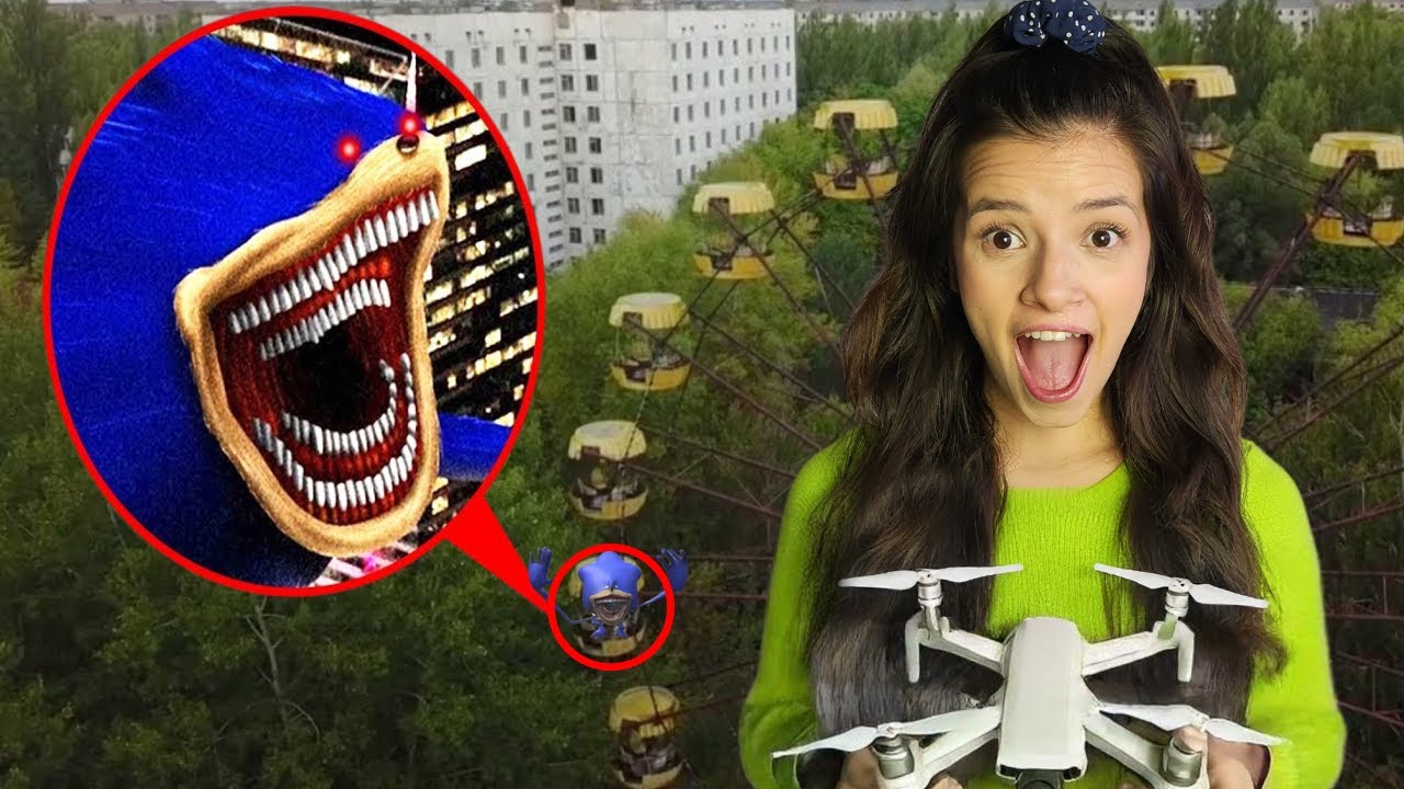 Encontramos o SONIC SHIN com o drone ESCONDIDO no PARQUE DE DIVERSÕES!!