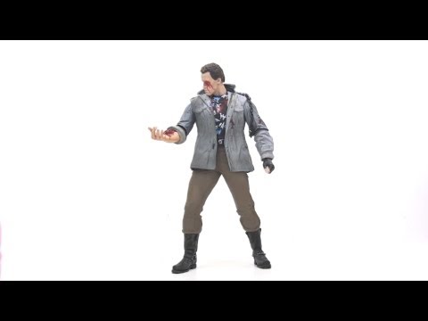 Video Review of the NECA Terminator; T-800 (Battle Damaged Tech Noir)