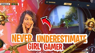 You will never under estimate a GIRL GAMER after watching this | 2000 damage 11 finishes | BGMI