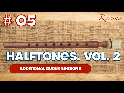 Additional duduk lessons #05. Halftones. Vol. 2 #karunaduduk