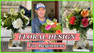TIPS AND HACKS TO ARRANGE FLOWERS From The Grocery Store / Floral Design Tips For Beginners